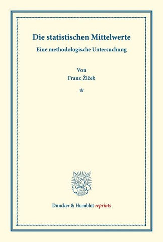 Die statistischen Mittelwerte.