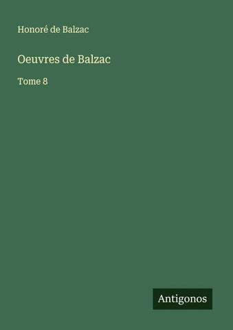 Oeuvres de Balzac