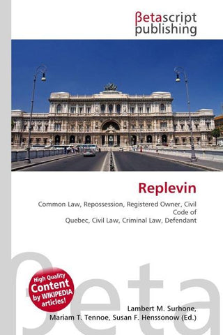Replevin