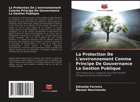 La Protection De L'environnement Comme Principe De Gouvernance La Gestion Publique