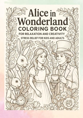 Alice in Wonderland Coloring Book