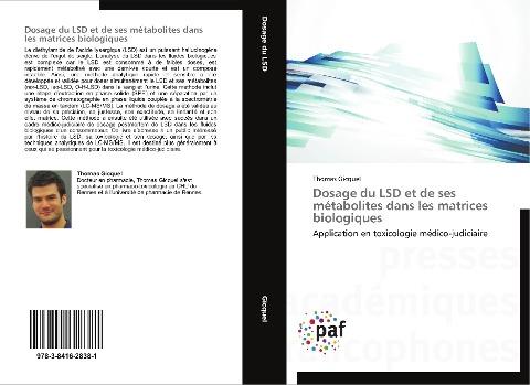 Dosage du LSD et de ses métabolites dans les matrices biologiques