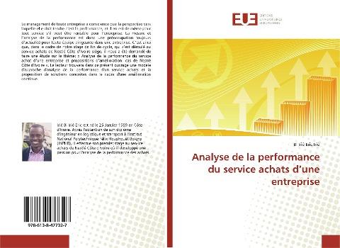 Analyse de la performance du service achats d'une entreprise