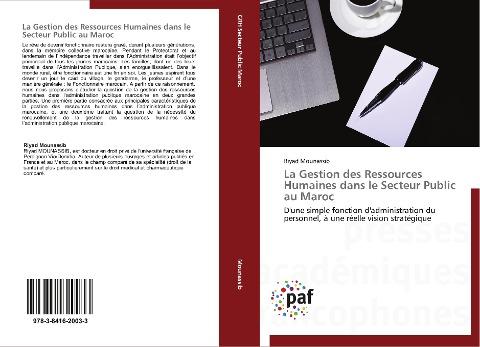 La Gestion des Ressources Humaines dans le Secteur Public au Maroc