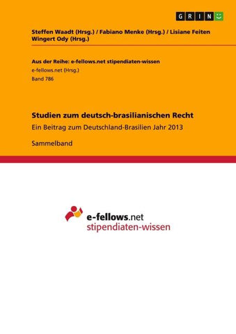 Studien zum deutsch-brasilianischen Recht