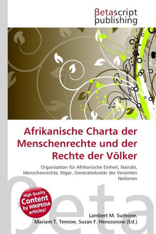 Afrikanische Charta der Menschenrechte und der Rechte der Völker