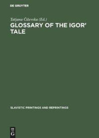 Glossary of the Igor’ Tale