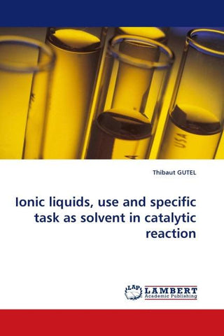 Ionic liquids, use and specific task as solvent in catalytic reaction