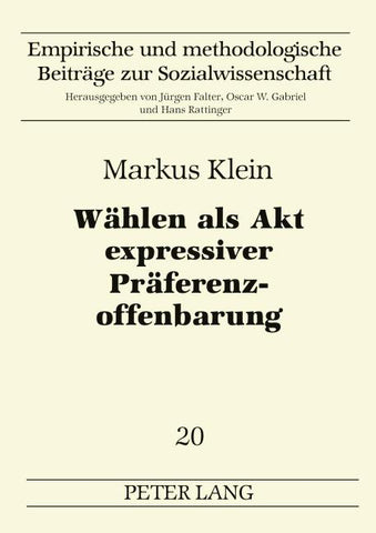 Wählen als Akt expressiver Präferenzoffenbarung
