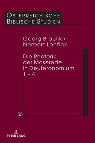 Die Rhetorik der Moserede in Deuteronomium 1–4