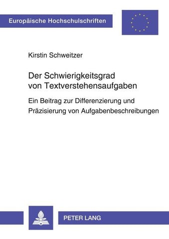 Der Schwierigkeitsgrad von Textverstehensaufgaben