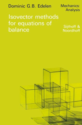 Isovector Methods for Equations of Balance