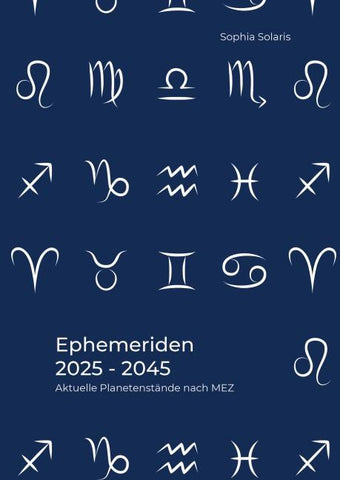 Ephemeriden 2025 bis 2045