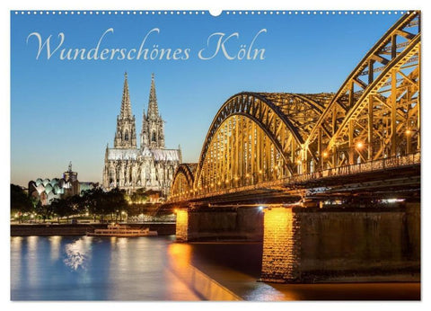 Wunderschönes Köln (Wandkalender 2026 DIN A2 quer), CALVENDO Monatskalender