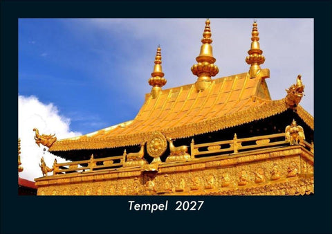 Tempel  2027 Fotokalender DIN A5