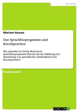 Das Sprachbioprogramm und Kreolsprachen
