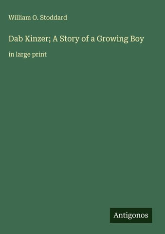 Dab Kinzer; A Story of a Growing Boy