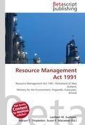 Resource Management Act 1991