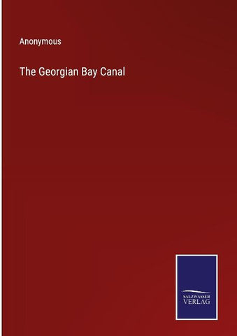 The Georgian Bay Canal