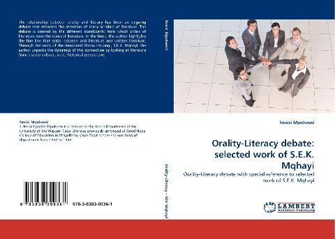 Orality-Literacy debate: selected  work of S.E.K. Mqhayi