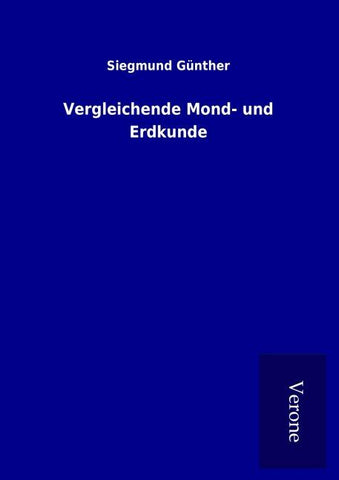 Vergleichende Mond- und Erdkunde