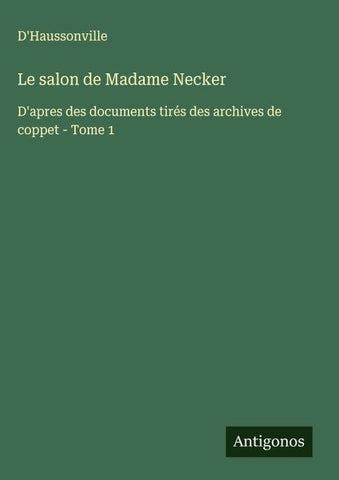 Le salon de Madame Necker