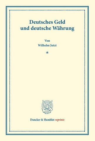 Deutsches Geld und deutsche Währung