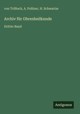 Archiv für Ohrenheilkunde