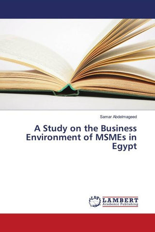 A Study on the Business Environment of MSMEs in Egypt