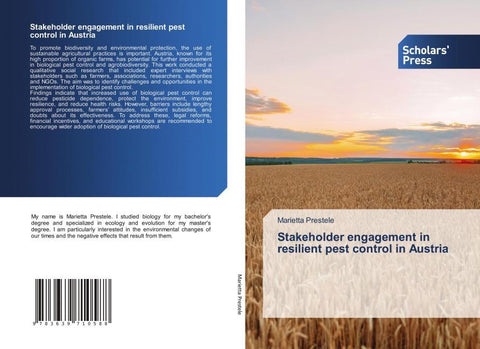Stakeholder engagement in resilient pest control in Austria