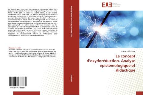 Le concept d'oxydoréduction. Analyse épistémologique et didactique