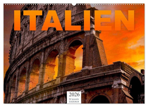 Italien - Südeuropa (Wandkalender 2026 DIN A2 quer), CALVENDO Monatskalender