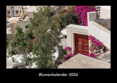 Blumenkalender 2026 Fotokalender DIN A3