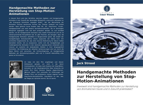 Handgemachte Methoden zur Herstellung von Stop-Motion-Animationen