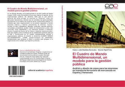 El Cuadro de Mando Multidimensional, un modelo para la gestión pública