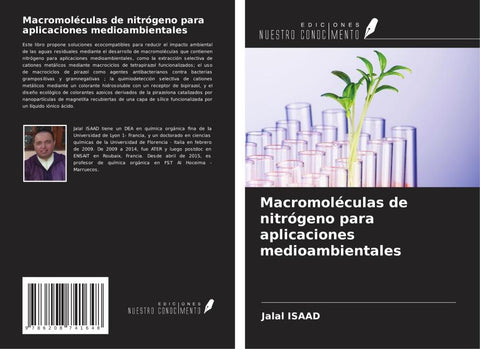 Macromoléculas de nitrógeno para aplicaciones medioambientales