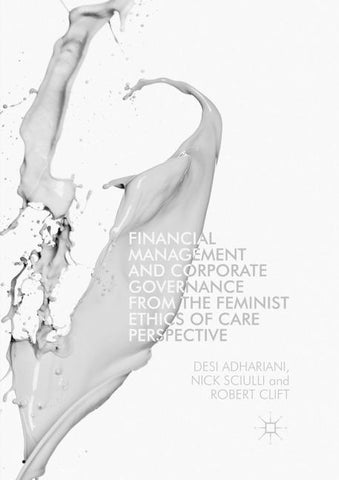 Financial Management and Corporate Governance from the Feminist Ethics of Care Perspective