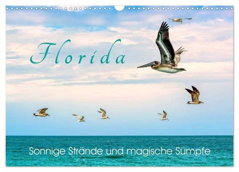 Florida - Sonnige Strände und magische Sümpfe (Wandkalender 2026 DIN A3 quer), CALVENDO Monatskalender