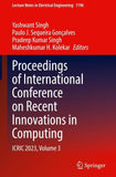 Proceedings of International Conference on Recent Innovations in Computing