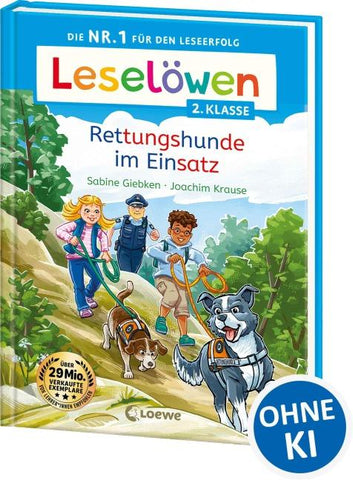 Leselöwen 2. Klasse - Rettungshunde im Einsatz