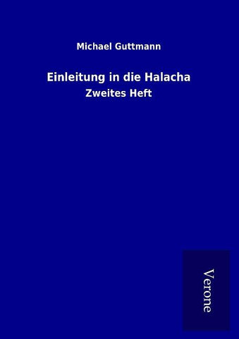 Einleitung in die Halacha