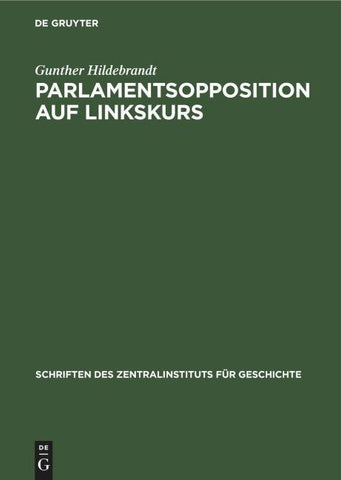 Parlamentsopposition auf Linkskurs