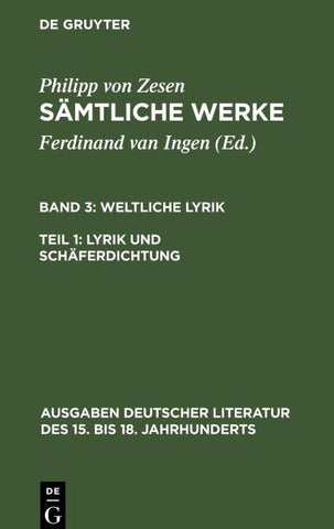 Lyrik und Schäferdichtung