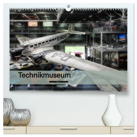 Technikmuseum Speyer & Sinsheim (hochwertiger Premium Wandkalender 2026 DIN A2 quer), Kunstdruck in Hochglanz