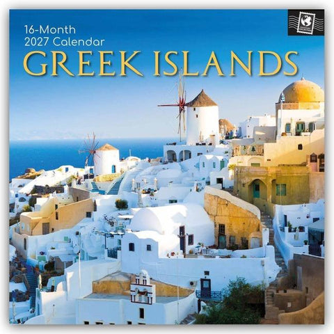 Greek Islands – Griechische Inseln 2027 – 16-Monatskalender