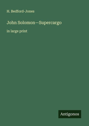 John Solomon-Supercargo