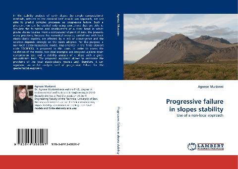 Progressive failure in slopes stability