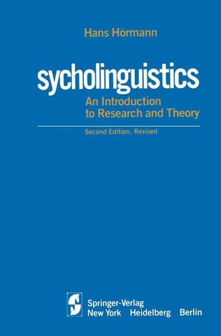 Psycholinguistics