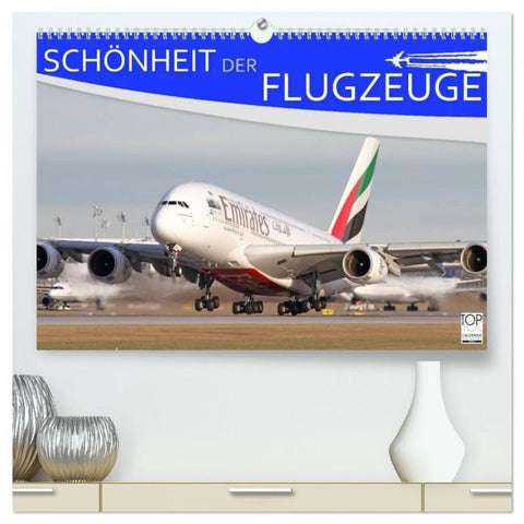 Schönheit der Flugzeuge (hochwertiger Premium Wandkalender 2026 DIN A2 quer), Kunstdruck in Hochglanz