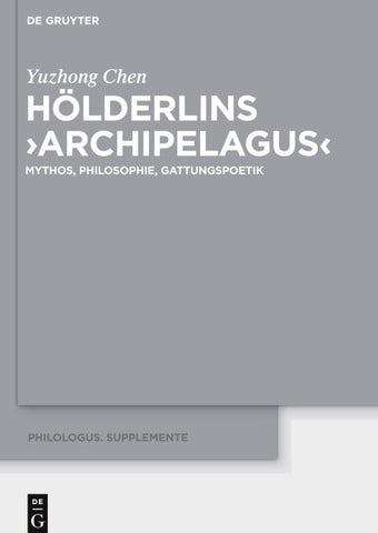 Hölderlins ›Archipelagus‹